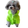 The Ultimate Waterproof Thunder-Paw Adjustable Zippered Folding Travel Dog Raincoat - X-Small