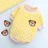 New Winter Pet Clothes; Cute Fleece Puppy Dress Warm Cat Coat; Pet Apparel; For Small & Medium Dogs - Apricot - M