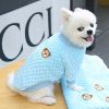 New Winter Pet Clothes; Cute Fleece Puppy Dress Warm Cat Coat; Pet Apparel; For Small & Medium Dogs - Apricot - M