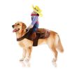 Pet Life 'Yeepaw' Cowboy Pet Holiday Dog Costume - Brown - Large